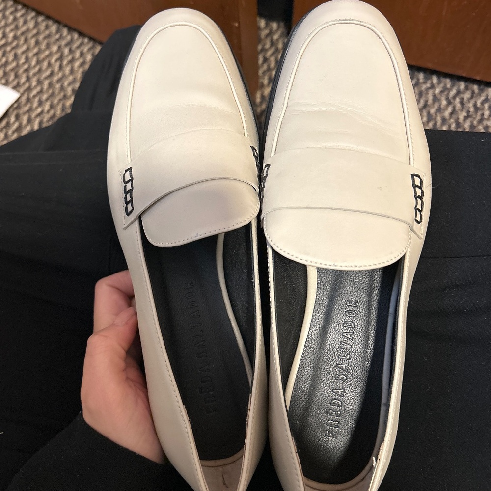 Brand new Freda Salvador Platform White Loafer